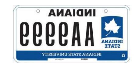 ISU License Plate