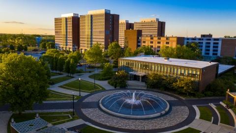 Dede Plaza Aerial Shot